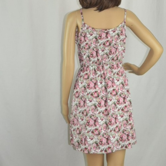 Floral Front Ruffle Mini Dress - Picture 2 of 2